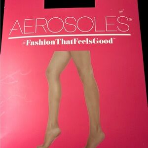 AEROSOLES SIZE GH XLARGE BLACK CONTROL TOP